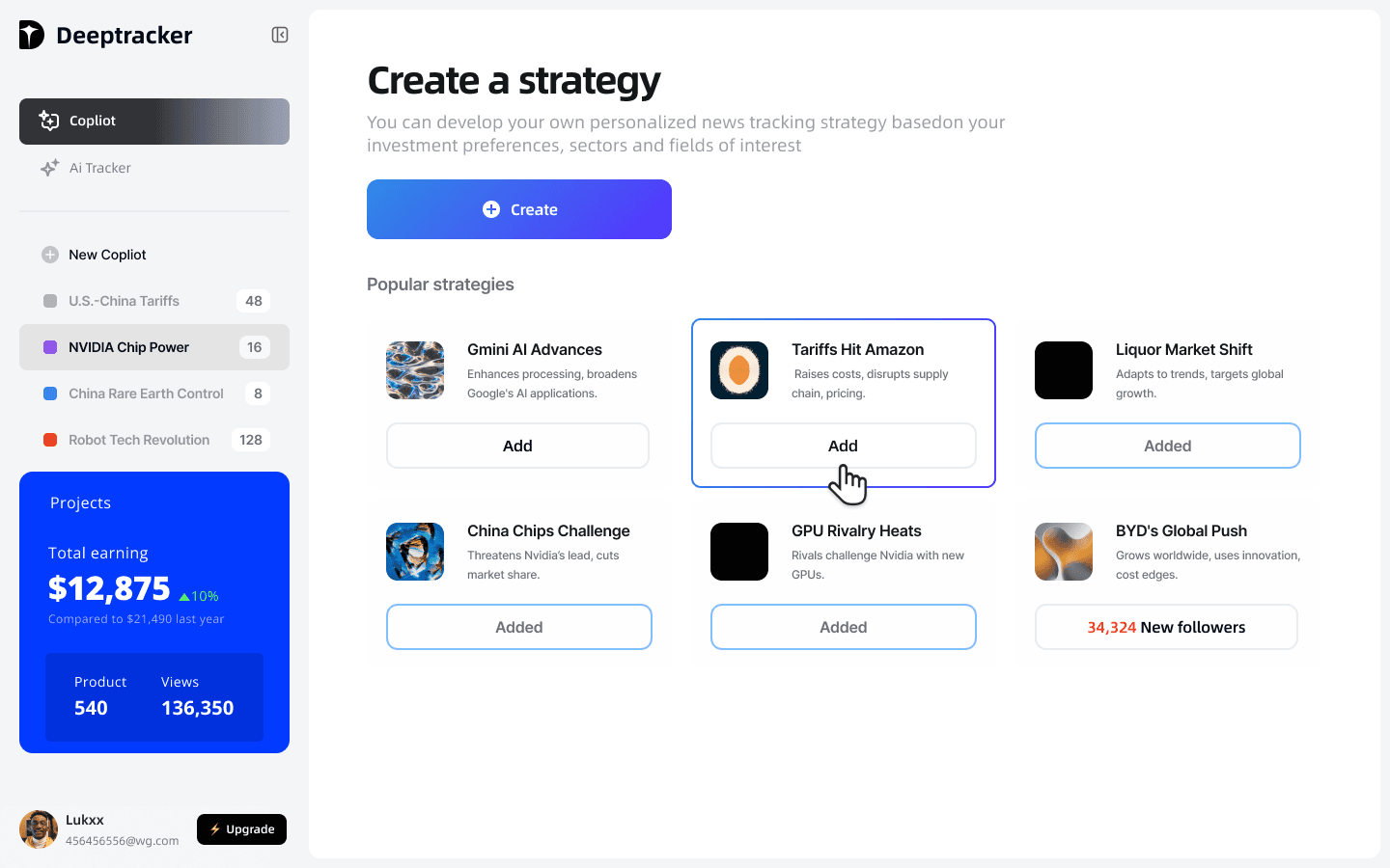 Template Strategy interface